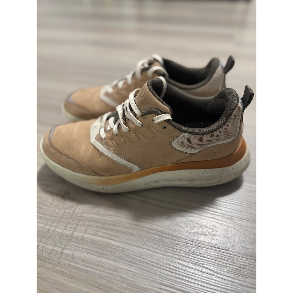 KEEN Mens Casual Shoes‎ Tan Suede Lace Up Comfort Sneakers Size 10 40.5
